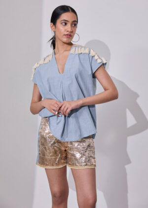 IB Shoulder Stripe Top