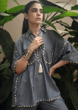 Deep Sea Oversized Top